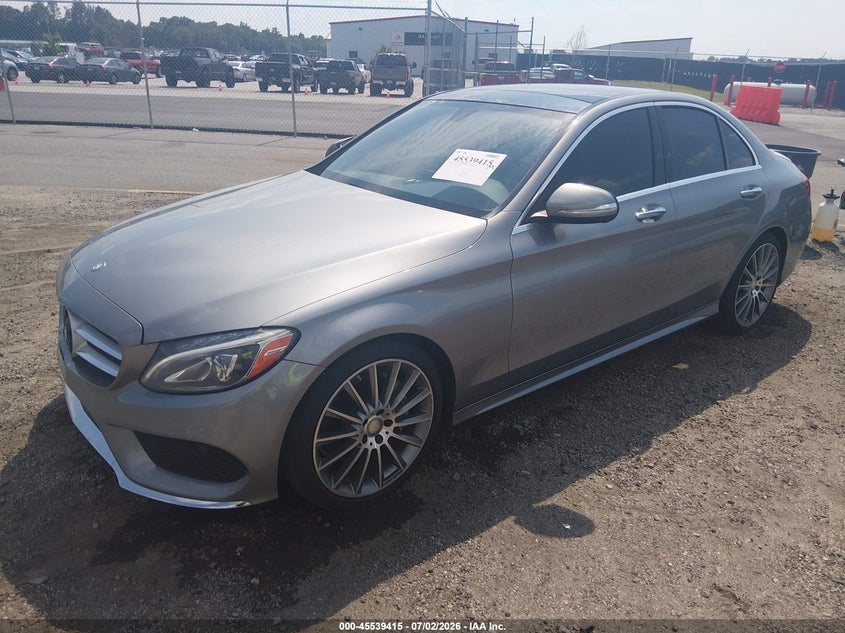 2015 Mercedes-benz C-klasse VIN 55SWF4JB8FU094153 IAAI salvage auction — FRONT END, Salvage (South Carolina), sold $3,350 on 2026-07-26 (photo 2)