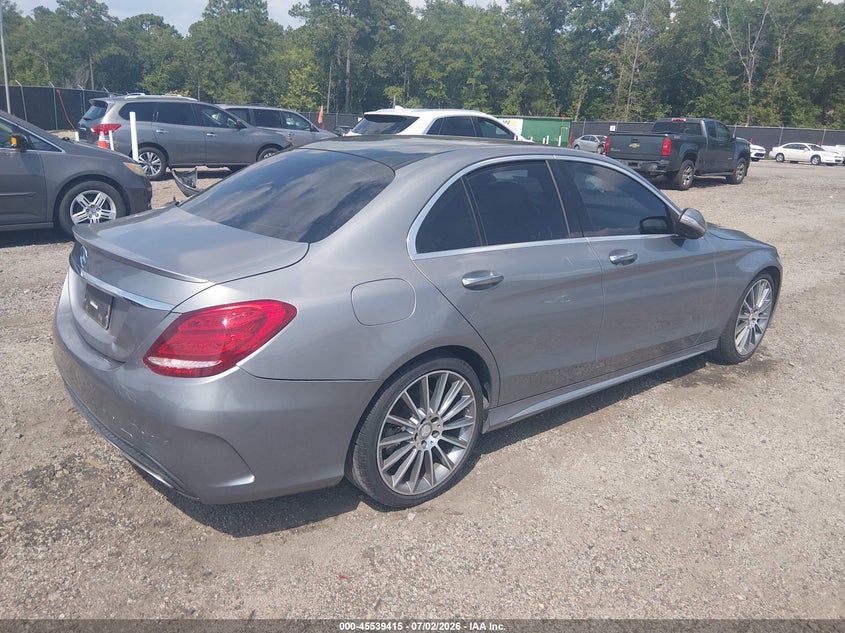 2015 Mercedes-benz C-klasse VIN 55SWF4JB8FU094153 IAAI salvage auction — FRONT END, Salvage (South Carolina), sold $4,050 on 2026-07-29 (photo 4)
