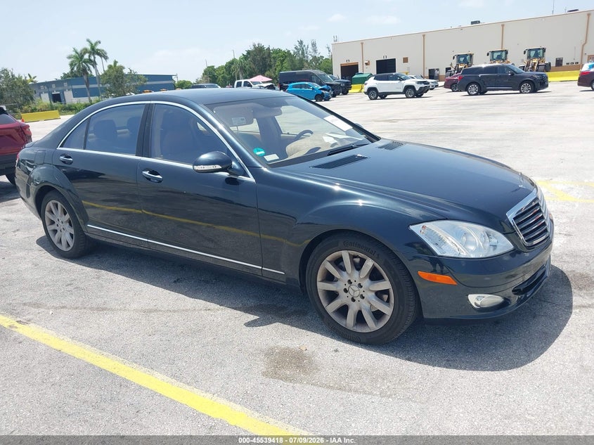 2007 Mercedes-benz S class VIN WDDNG71X97A068801 IAAI salvage auction — NORMAL WEAR, Clear (Florida), sold $600 on 2026-07-17 (photo 1)