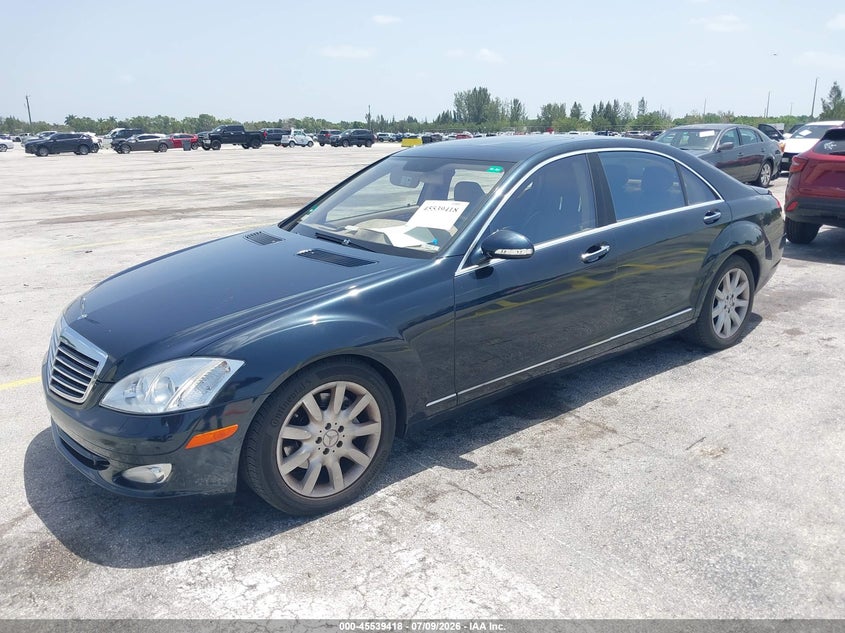 2007 Mercedes-benz S class VIN WDDNG71X97A068801 IAAI salvage auction — NORMAL WEAR, Clear (Florida), sold $600 on 2026-07-17 (photo 2)