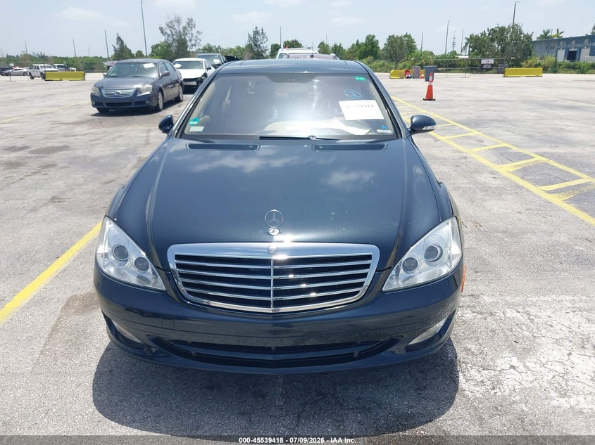 2007 Mercedes-benz S class VIN WDDNG71X97A068801 IAAI salvage auction — NORMAL WEAR, Clear (Florida), sold $600 on 2026-07-17 (photo 6)