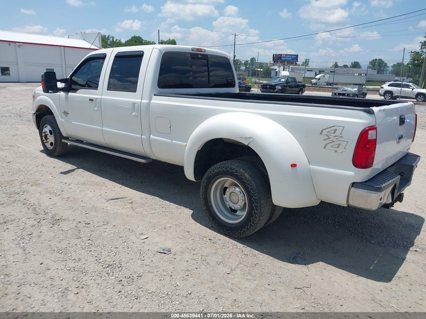 2011 Ford F-350 VIN 1FT8W3DT1BEB85530 IAAI salvage auction — REAR END, Salvage Rebuilt (North Carolina), sold $1,300 on 2026-07-10 (photo 3)