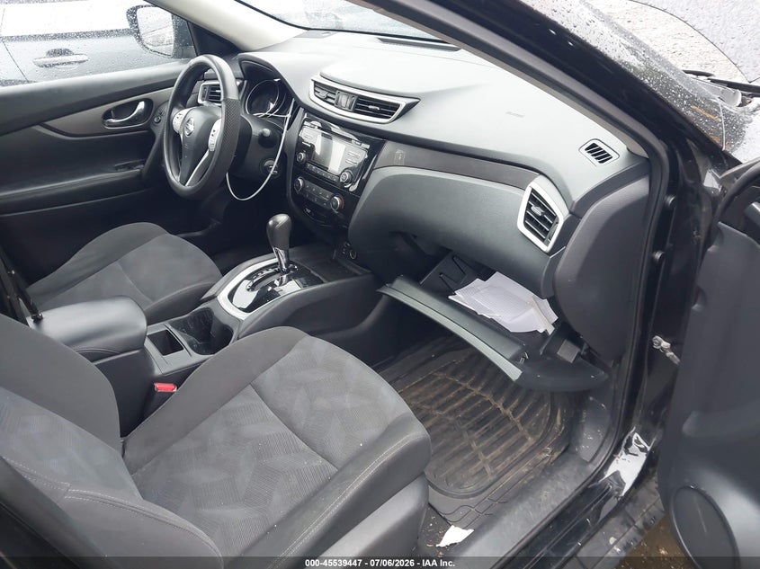 2016 Nissan Rogue VIN KNMAT2MV0GP709400 IAAI salvage auction — FRONT END, Mv-907A (New York), sold $425 on 2026-07-28 (photo 5)