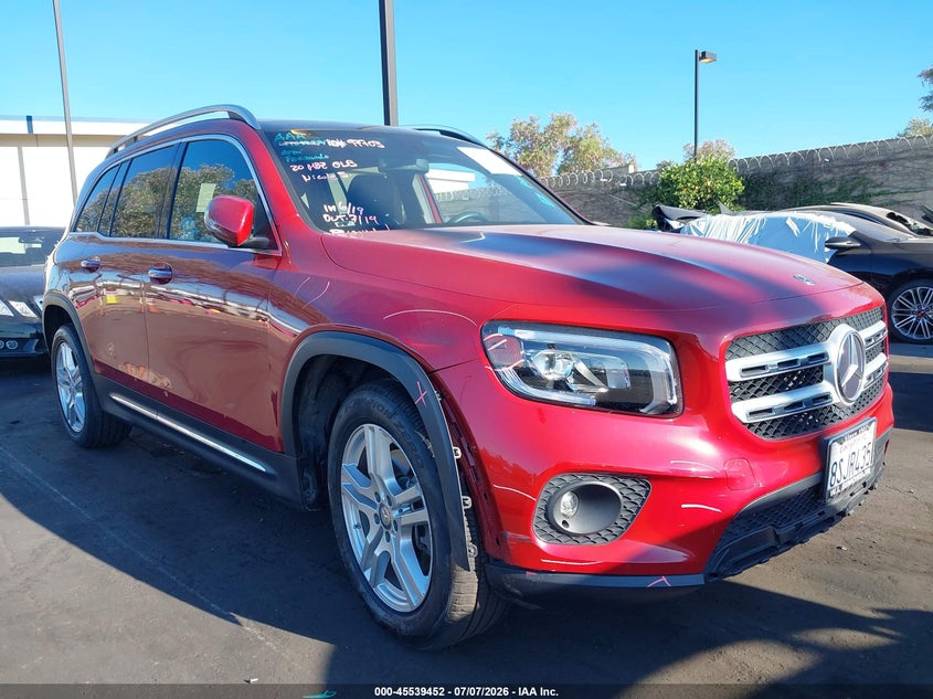 2020 Mercedes-benz Glb VIN W1N4M4GB7LW029641 IAAI salvage auction — RIGHT FRONT, Salvage Title, sold $9,700 on 2026-07-17 (photo 6)