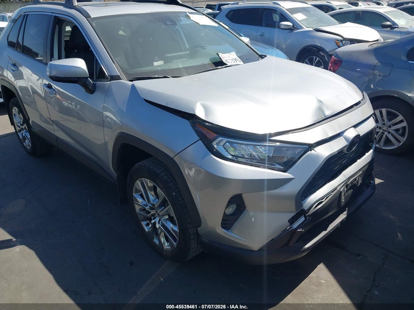 2020 Toyota Rav 4 VIN JTMC1RFV5LJ021667 IAAI salvage auction — FRONT END, Salvage Title, sold $10,300 on 2026-07-12 (photo 1)