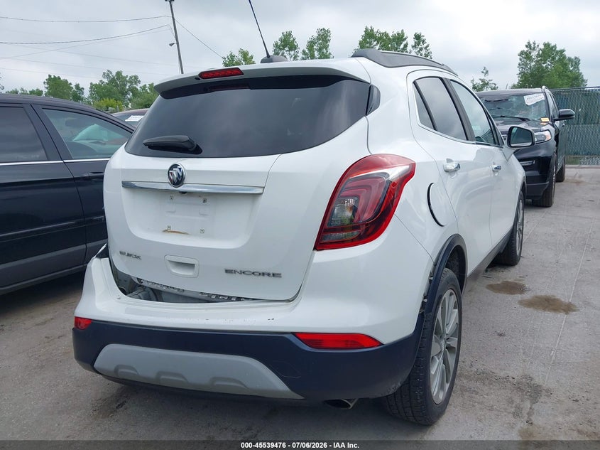 2018 Buick Encore VIN KL4CJ3SB9JB549237 IAAI salvage auction — LEFT REAR, Salvage (Ohio), sold $450 on 2026-07-28 (photo 4)