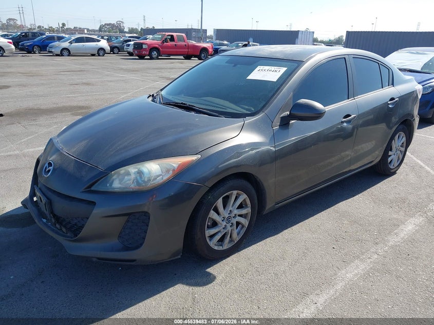 2013 Mazda 3 VIN JM1BL1V88D1711031 IAAI salvage auction — RIGHT FRONT, Salvage (California), sold $400 on 2026-07-16 (photo 2)