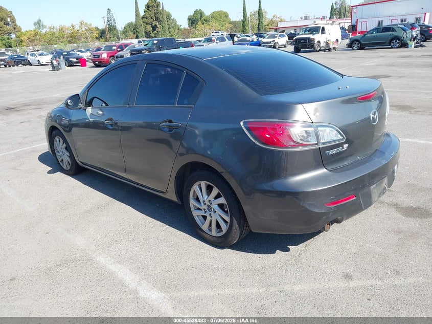 2013 Mazda 3 VIN JM1BL1V88D1711031 IAAI salvage auction — RIGHT FRONT, Salvage (California), sold $400 on 2026-07-16 (photo 3)