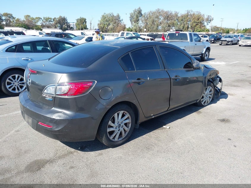 2013 Mazda 3 VIN JM1BL1V88D1711031 IAAI salvage auction — RIGHT FRONT, Salvage (California), sold $400 on 2026-07-16 (photo 4)