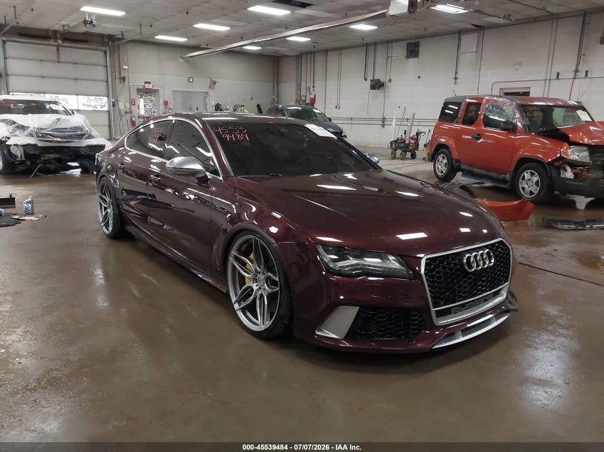 2014 Audi S7 VIN WAUW2AFC6EN076275 — IAAI salvage auction photo