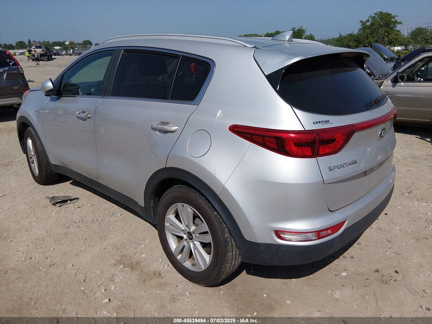 2019 Kia Sportage VIN KNDPMCAC8K7501354 IAAI salvage auction — THEFT, Salvage Title, sold $2,900 on 2026-08-02 (photo 3)