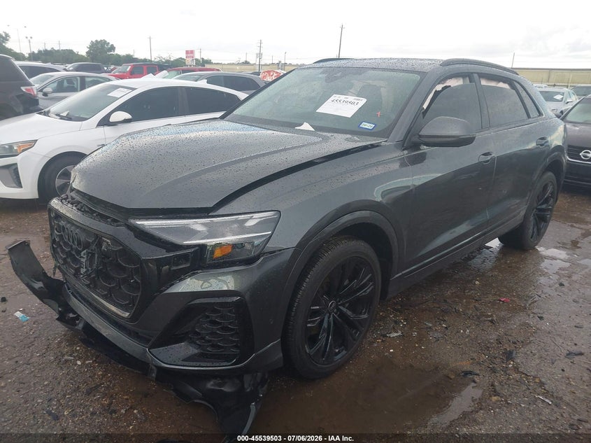 2025 Audi Q8 VIN WA1EVBF11SD003465 IAAI salvage auction — FRONT END, Salvage Title, sold $31,150 on 2026-09-16 (photo 2)