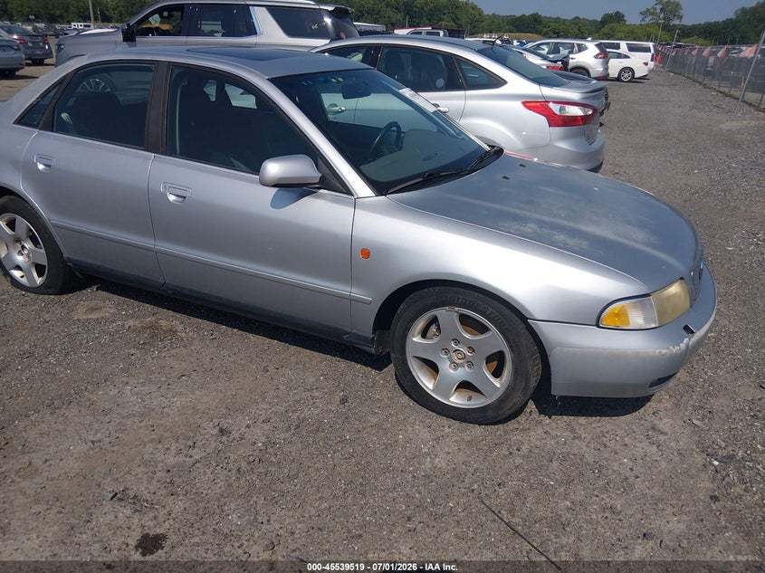 1998 Audi A4 VIN WAUED28D2WA256475 IAAI salvage auction — NORMAL WEAR, Clear (Maryland), sold $225 on 2026-07-30 (photo 1)
