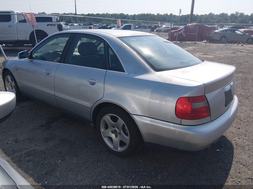 1998 Audi A4 VIN WAUED28D2WA256475 IAAI salvage auction — NORMAL WEAR, Clear (Maryland), sold $225 on 2026-07-30 (photo 3)
