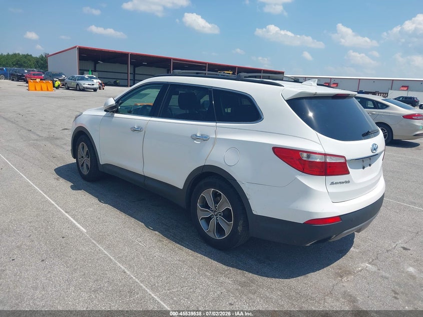 2013 Hyundai Santa fe VIN KM8SN4HF0DU009138 IAAI salvage auction — NORMAL WEAR, Clear (Indiana), sold $1,425 on 2026-07-09 (photo 3)