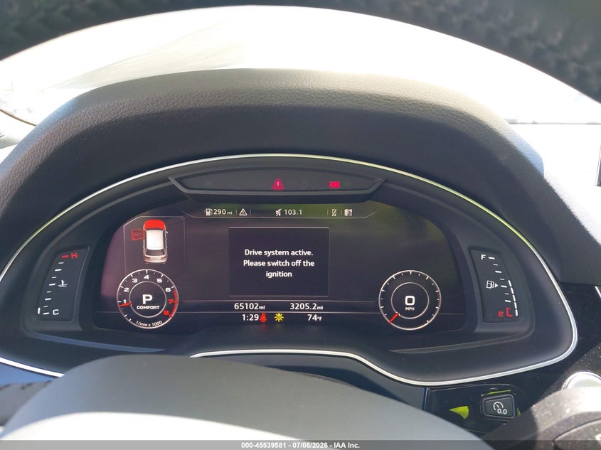2019 Audi Q7 VIN WA1VAAF74KD018391 IAAI salvage auction — LEFT REAR, Salvage Title, sold $13,700 on 2026-07-27 (photo 7)