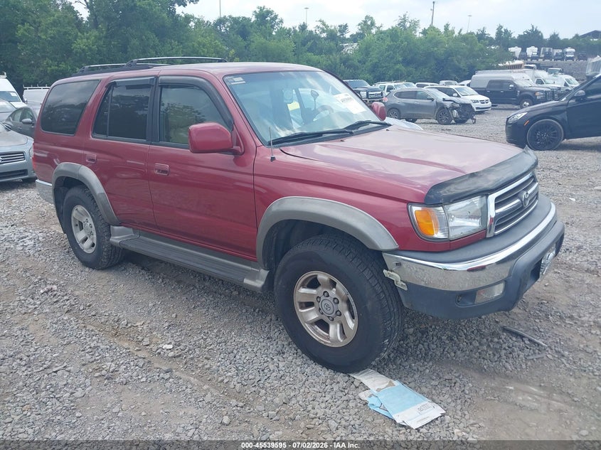 2000 Toyota 4runner VIN JT3HN86R6Y0260055 IAAI salvage auction — SIDE, Salvage (Tennessee), sold $1,800 on 2026-07-16 (photo 1)