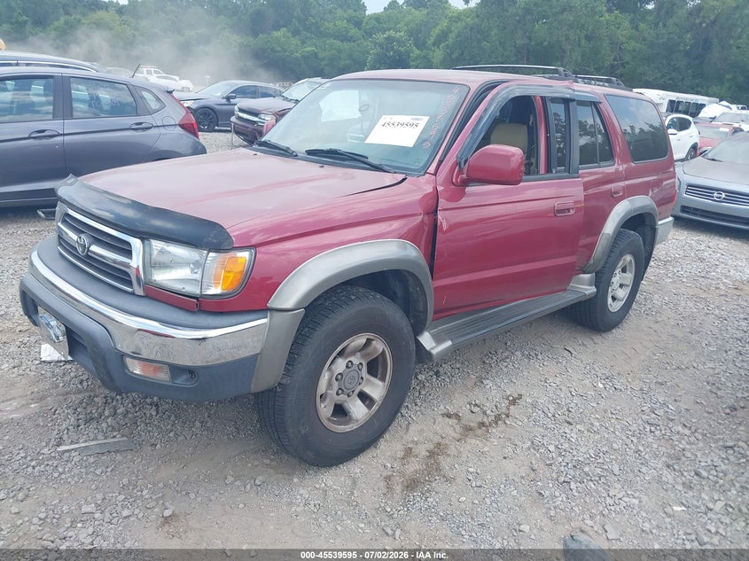 2000 Toyota 4runner VIN JT3HN86R6Y0260055 IAAI salvage auction — SIDE, Salvage (Tennessee), sold $1,800 on 2026-07-16 (photo 2)
