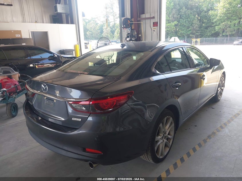 2016 Mazda 6 VIN JM1GJ1T54G1474496 IAAI salvage auction — FRONT END, Clear (Virginia), sold $825 on 2026-07-24 (photo 4)