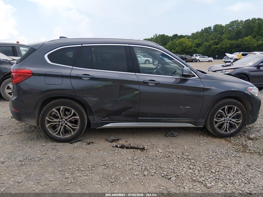 2017 BMW X1 VIN WBXHT3Z35H4A52212 IAAI salvage auction — SIDE, Salvage Title, sold $2,700 on 2026-07-17 (photo 6)