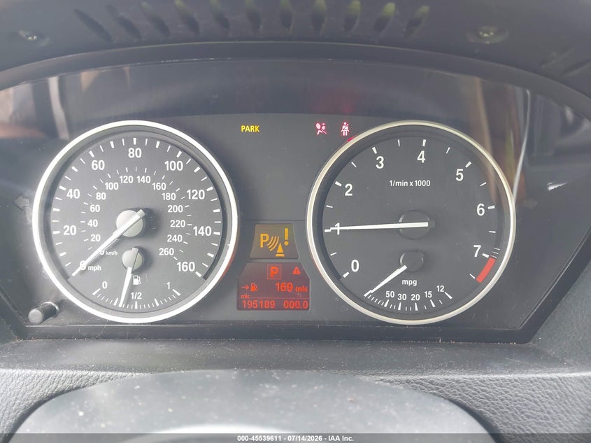 2009 BMW X5 VIN 5UXFE43529L274319 IAAI salvage auction — NORMAL WEAR, Original (Texas), sold $500 on 2026-07-29 (photo 7)