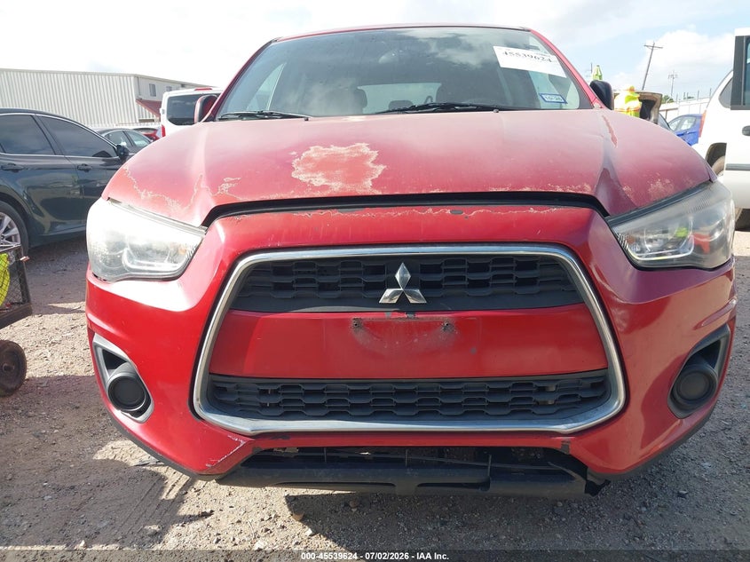 2015 Mitsubishi Outlander VIN 4A4AP3AU1FE034133 IAAI salvage auction — FRONT END, Enterprise Vehicles Clear Only (Texas), sold $825 on 2026-07-09 (photo 6)