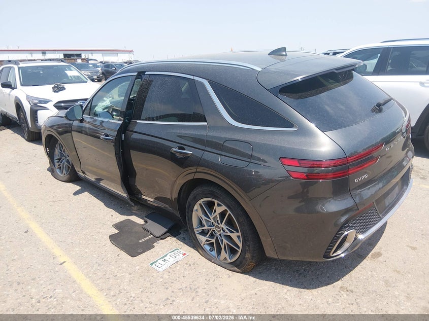 2025 Genesis Gv70 VIN KMUMADTB9SU206820 IAAI salvage auction — FRONT & REAR, Enterprise Vehicles Clear Only (Illinois), sold $19,150 on 2026-07-14 (photo 3)