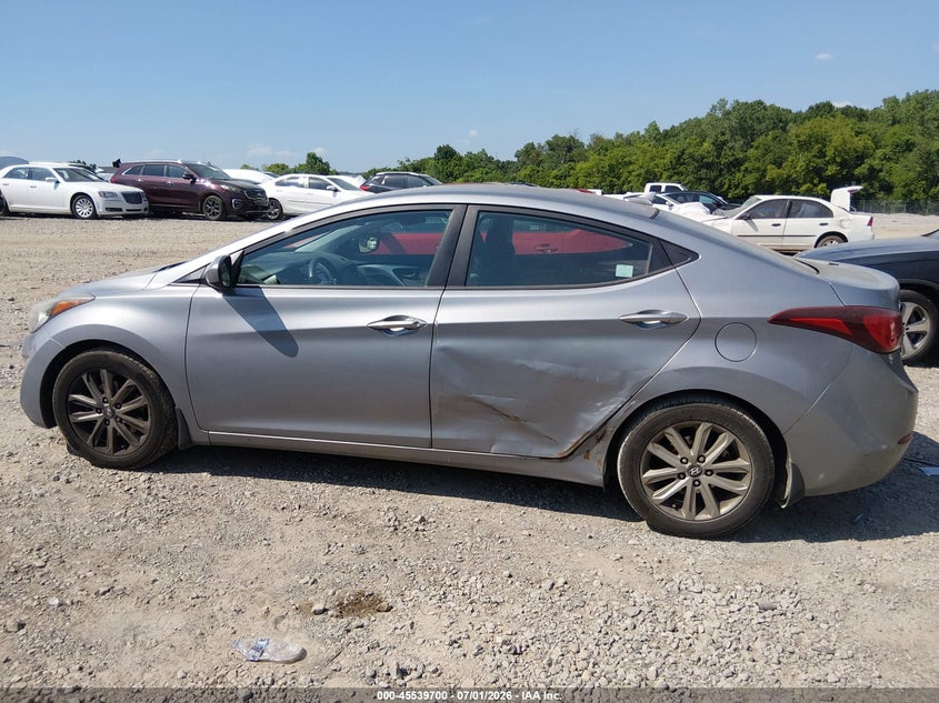 2015 Hyundai Elantra VIN KMHDH4AE8FU346211 IAAI salvage auction — NORMAL WEAR, Clear (Pennsylvania), sold $2,950 on 2026-07-16 (photo 6)