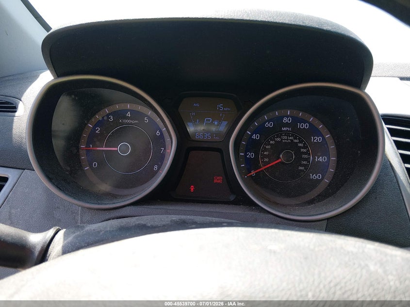 2015 Hyundai Elantra VIN KMHDH4AE8FU346211 IAAI salvage auction — NORMAL WEAR, Clear (Pennsylvania), sold $2,950 on 2026-07-16 (photo 7)