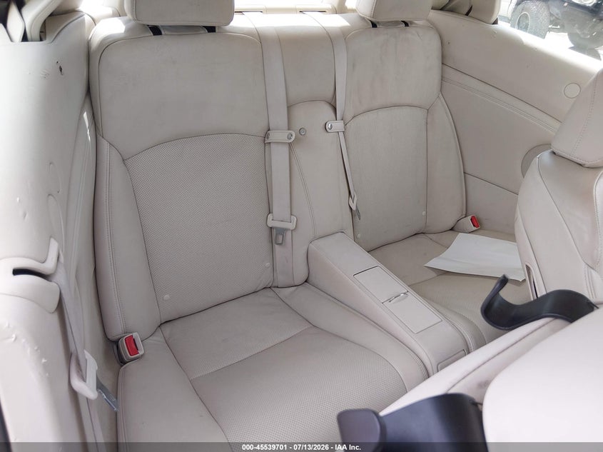2012 Lexus Is VIN JTHFF2C20C2525634 IAAI salvage auction — WATER/FLOOD, Salvage (Texas), sold $25 on 2026-07-29 (photo 8)