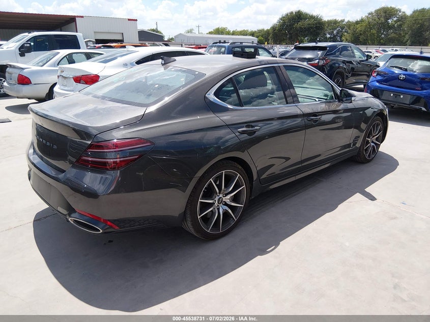 2026 Genesis G70 VIN KMTG14SC1TU172286 IAAI salvage auction — FRONT END, Enterprise Vehicles Clear Only (Texas), sold $15,300 on 2026-07-11 (photo 4)