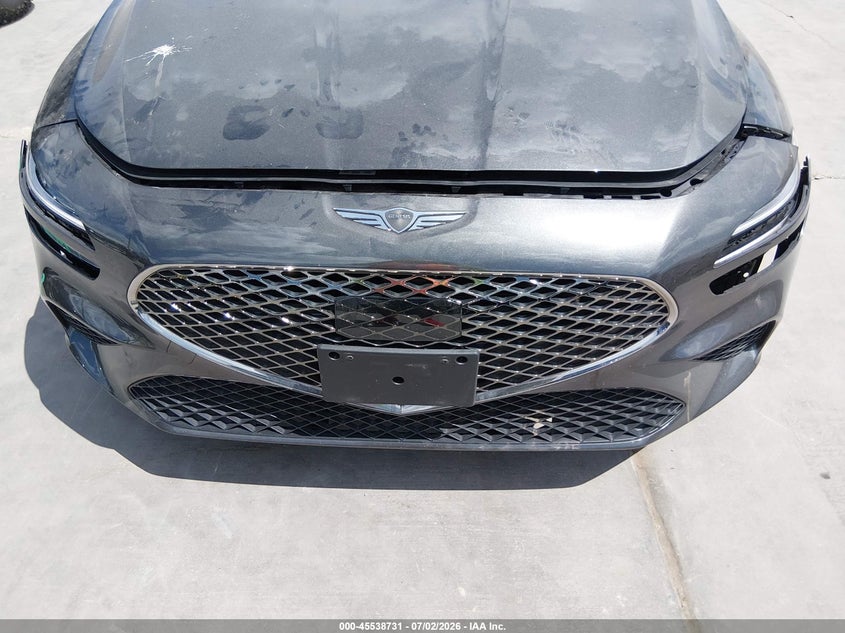 2026 Genesis G70 VIN KMTG14SC1TU172286 IAAI salvage auction — FRONT END, Enterprise Vehicles Clear Only (Texas), sold $15,300 on 2026-07-11 (photo 6)