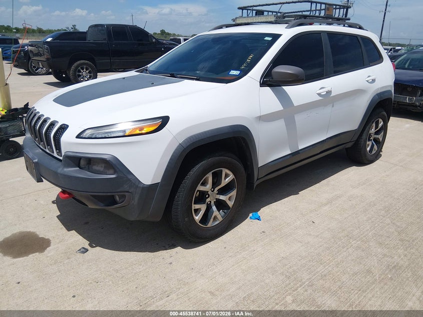 2015 Jeep Cherokee VIN 1C4PJMBS9FW758829 IAAI salvage auction — NORMAL WEAR, Original (Texas), sold $2,550 on 2026-07-10 (photo 2)