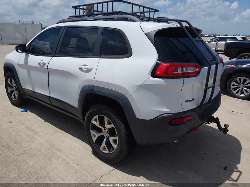 2015 Jeep Cherokee VIN 1C4PJMBS9FW758829 IAAI salvage auction — NORMAL WEAR, Original (Texas), sold $2,550 on 2026-07-10 (photo 3)
