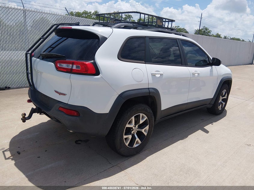 2015 Jeep Cherokee VIN 1C4PJMBS9FW758829 IAAI salvage auction — NORMAL WEAR, Original (Texas), sold $2,550 on 2026-07-10 (photo 4)