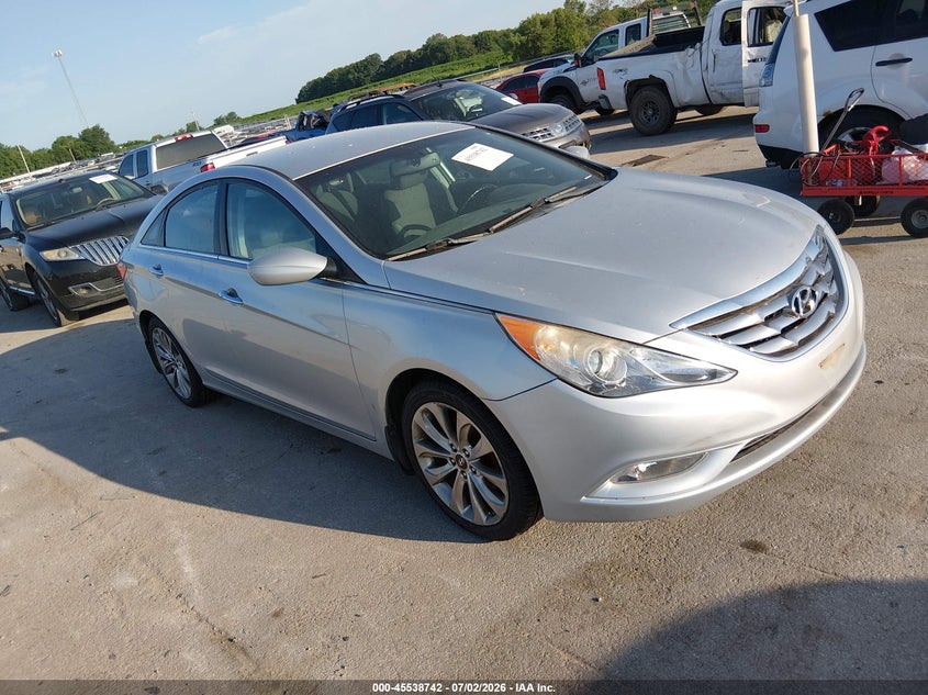 2013 Hyundai Sonata VIN 5NPEC4AC0DH610115 IAAI salvage auction — NORMAL WEAR, Regular Certificate (Iowa), sold $1,100 on 2026-07-14 (photo 1)