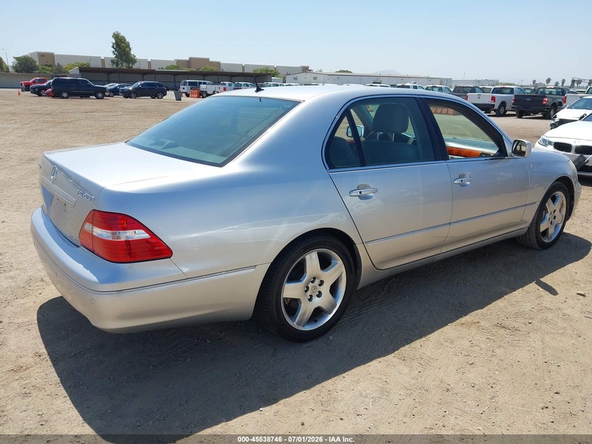 2005 Lexus Ls 430 VIN JTHBN36F250179042 IAAI salvage auction — NORMAL WEAR, Clear - Dealer Only (California), sold $1,100 on 2026-07-20 (photo 4)