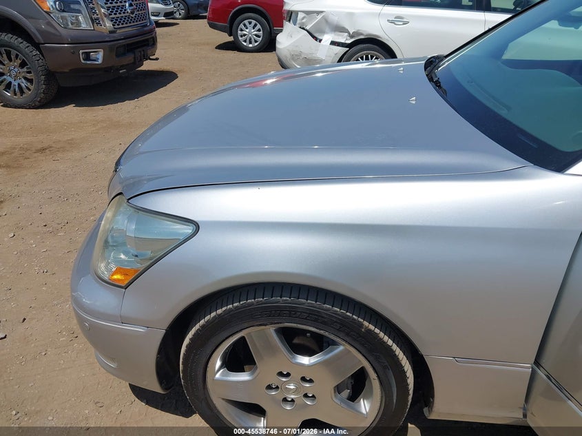 2005 Lexus Ls 430 VIN JTHBN36F250179042 IAAI salvage auction — NORMAL WEAR, Clear - Dealer Only (California), sold $1,100 on 2026-07-20 (photo 6)