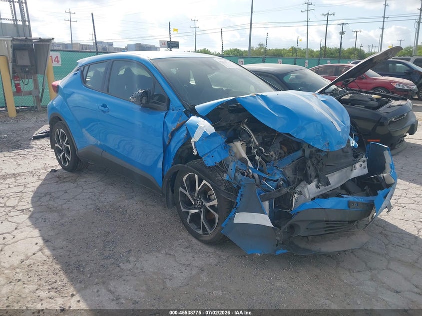 2019 Toyota C-hr VIN JTNKHMBX0K1055835 IAAI salvage auction — FRONT END, Salvage (Texas), sold $1,550 on 2026-07-29 (photo 1)