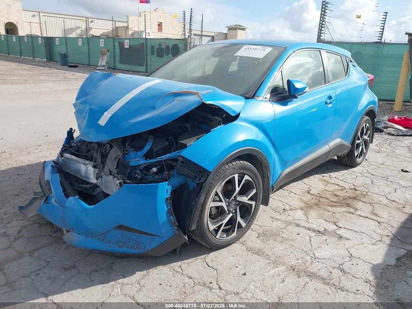 2019 Toyota C-hr VIN JTNKHMBX0K1055835 IAAI salvage auction — FRONT END, Salvage (Texas), sold $1,550 on 2026-07-29 (photo 2)