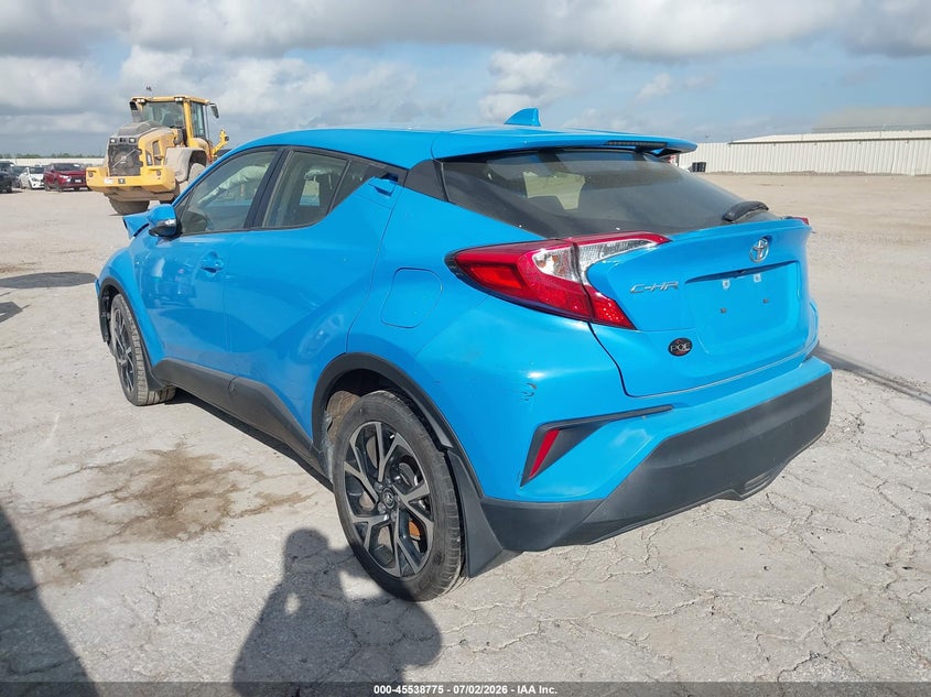 2019 Toyota C-hr VIN JTNKHMBX0K1055835 IAAI salvage auction — FRONT END, Salvage (Texas), sold $1,550 on 2026-07-29 (photo 3)
