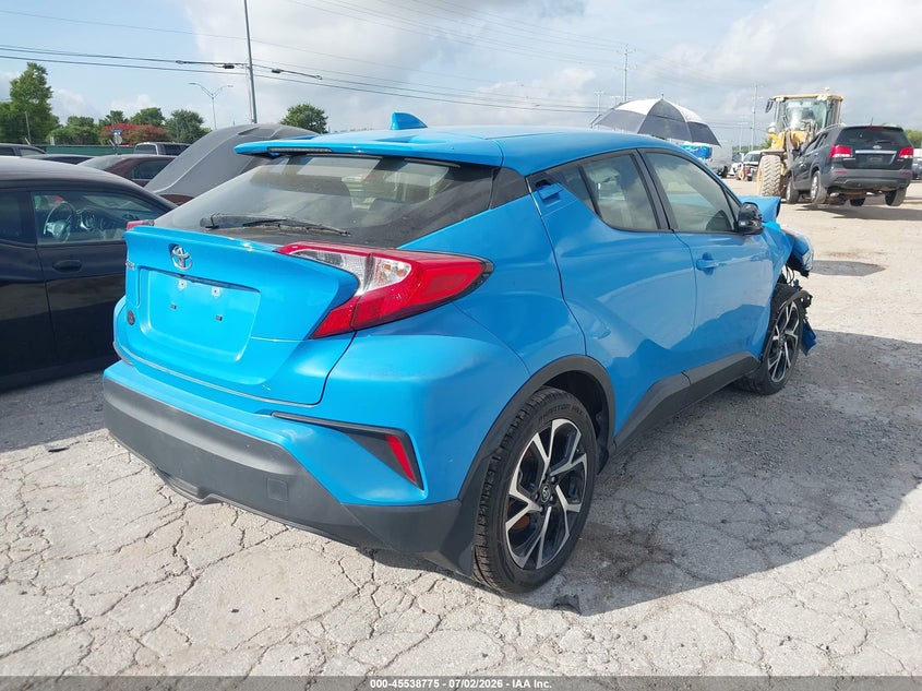 2019 Toyota C-hr VIN JTNKHMBX0K1055835 IAAI salvage auction — FRONT END, Salvage (Texas), sold $1,550 on 2026-07-29 (photo 4)