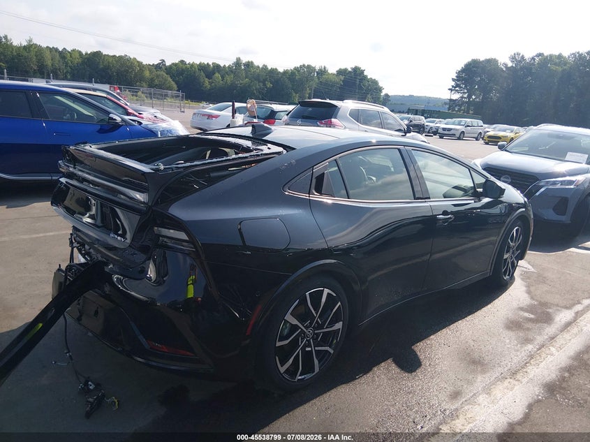 2026 Toyota Prius VIN JTDACACUXT3067210 IAAI salvage auction — REAR END, Salvage (North Carolina), sold $10,800 on 2026-07-29 (photo 4)
