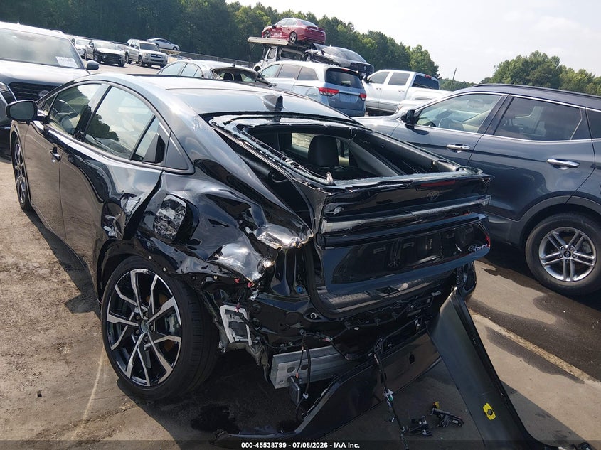 2026 Toyota Prius VIN JTDACACUXT3067210 IAAI salvage auction — REAR END, Salvage (North Carolina), sold $10,800 on 2026-07-29 (photo 6)