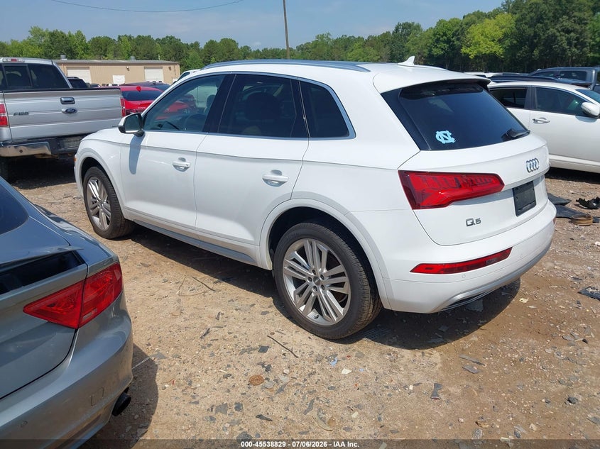 2018 Audi Q5 VIN WA1BNAFY8J2014175 IAAI salvage auction — NORMAL WEAR, Clear-Dealer Only (North Carolina), sold $6,400 on 2026-07-13 (photo 3)