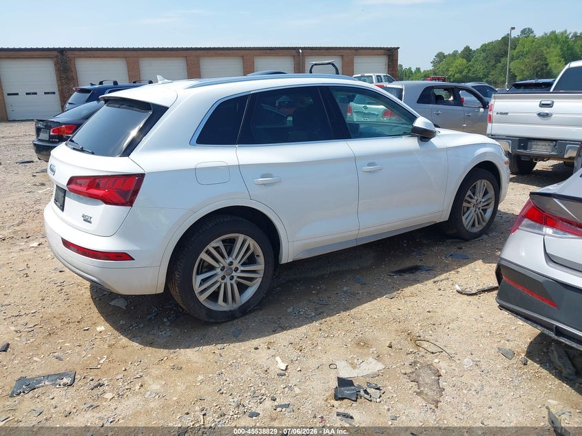 2018 Audi Q5 VIN WA1BNAFY8J2014175 IAAI salvage auction — NORMAL WEAR, Clear-Dealer Only (North Carolina), sold $6,400 on 2026-07-13 (photo 4)