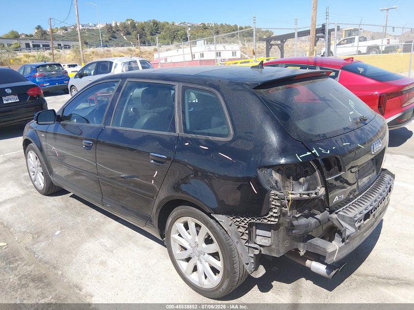 2011 Audi A3 VIN WAUBFAFM8BA079614 IAAI salvage auction — REAR END, Salvage (California), sold $1,025 on 2026-07-22 (photo 3)