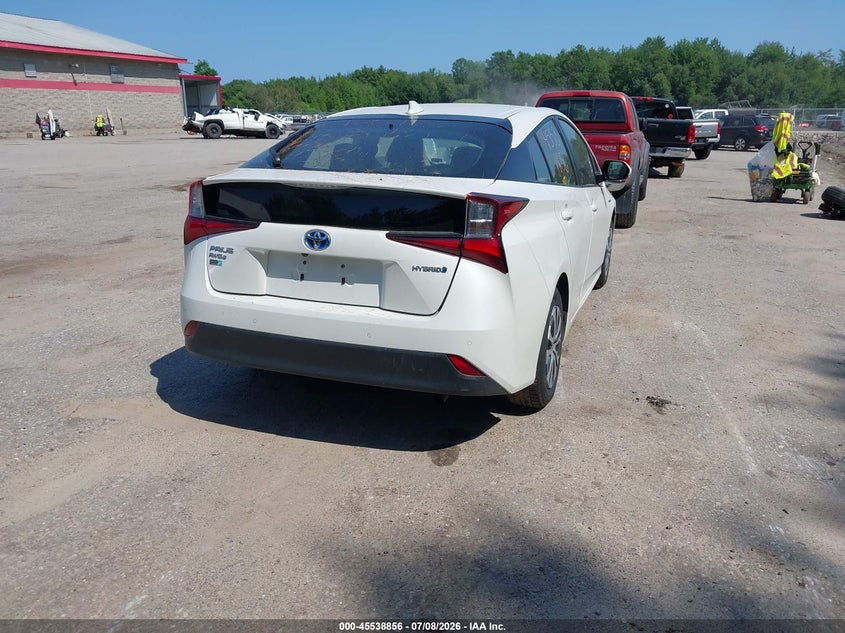 2019 Toyota Prius VIN JTDL9RFU4K3006418 IAAI salvage auction — LEFT SIDE, Salvage (Idaho), sold $5,200 on 2026-07-27 (photo 4)