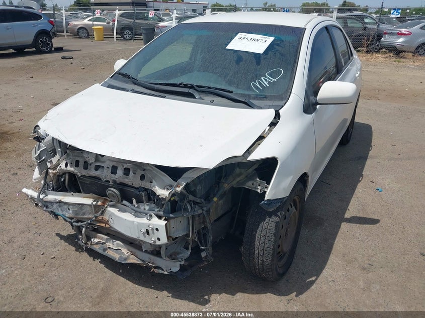 2008 Toyota Yaris VIN JTDBT923181291822 IAAI salvage auction — NORMAL WEAR, Salvage (California), sold $375 on 2026-07-29 (photo 2)
