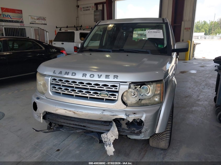 2012 Land rover Lr4 VIN SALAB2D4XCA630591 IAAI salvage auction — FRONT END, Salvage (Virginia), sold $975 on 2026-07-31 (photo 6)